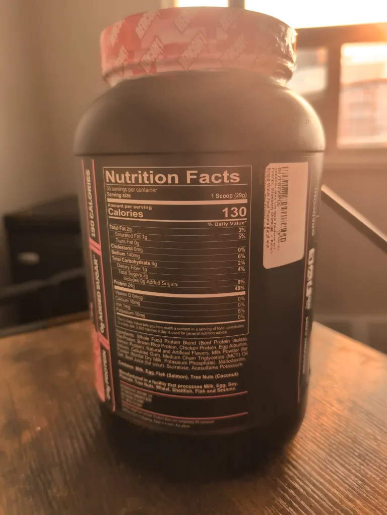 Redcon1 MRE Lite Whole Food Protein - Strawberry Shortcake image indicator(3)