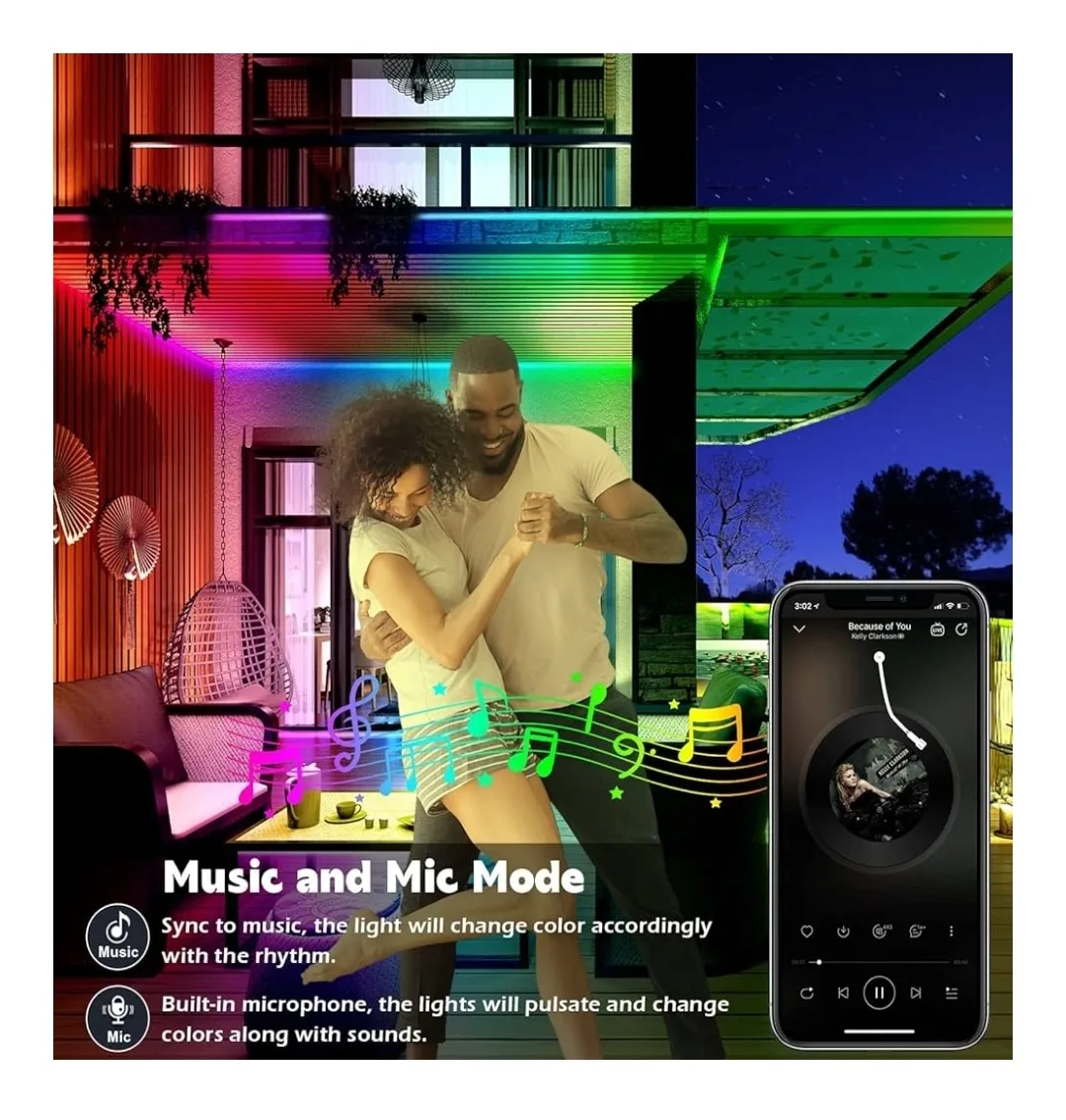 300FT Outdoor LED Strip Lights - Waterproof image indicator(5)