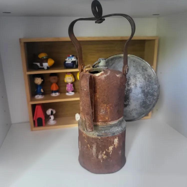 Vintage Carbide Miners Lamp from the 1900's image indicator(3)