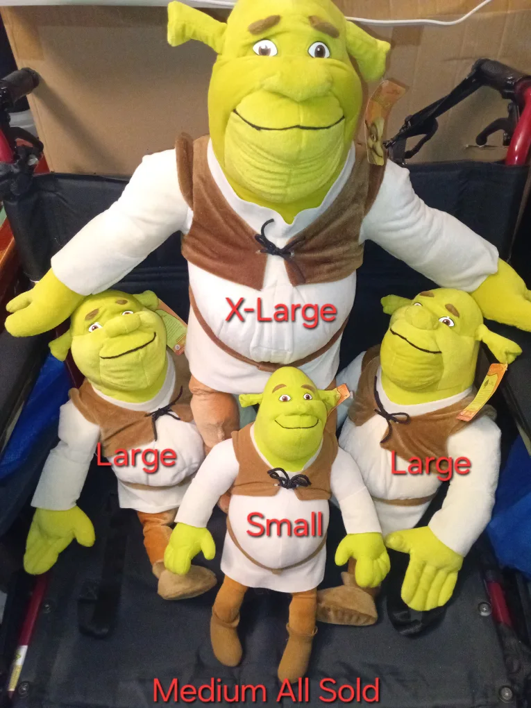 NEW!   Beautiful Shrek Plush thumbnail