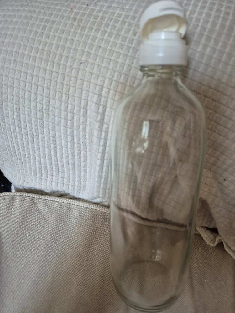 Empty Clear Glass Portable Bottle❤️ thumbnail