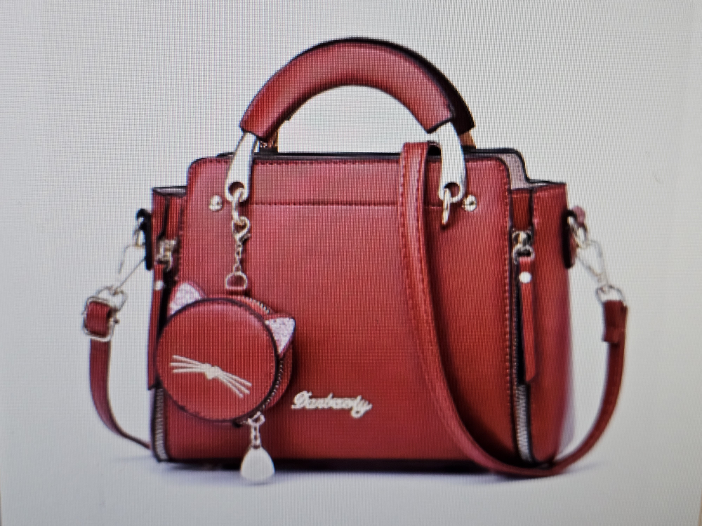 Danbaoly Red Satchel Handbag