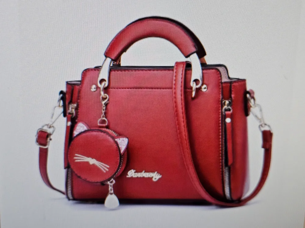Danbaoly Red Satchel Handbag thumbnail