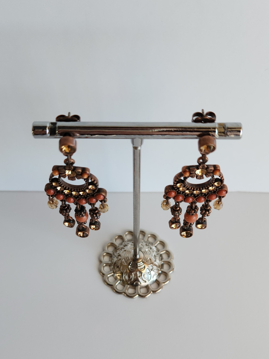 Avon Bronze Chandelier Earrings - photo 4