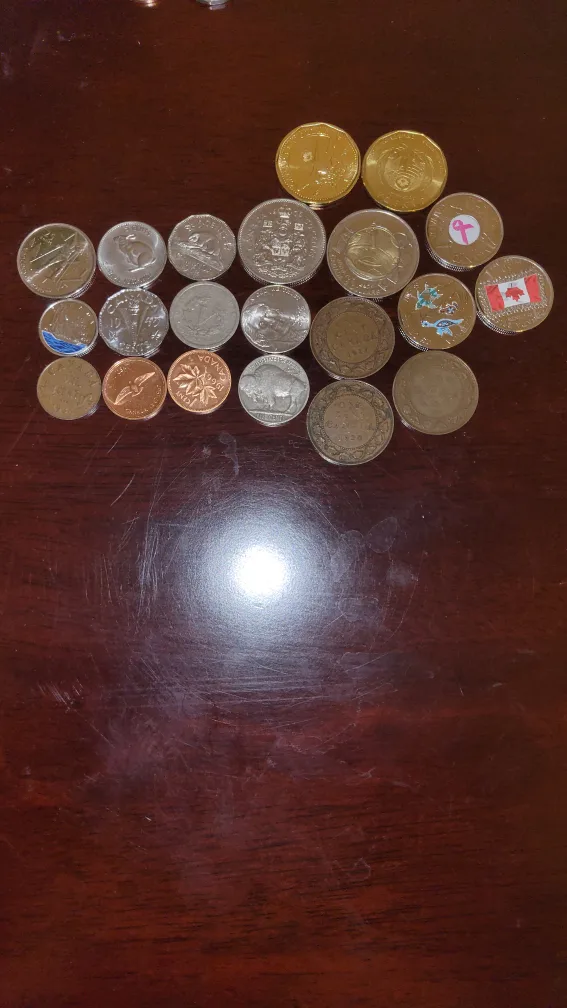 Canadian and US coins, some uncirculated image indicator(2)