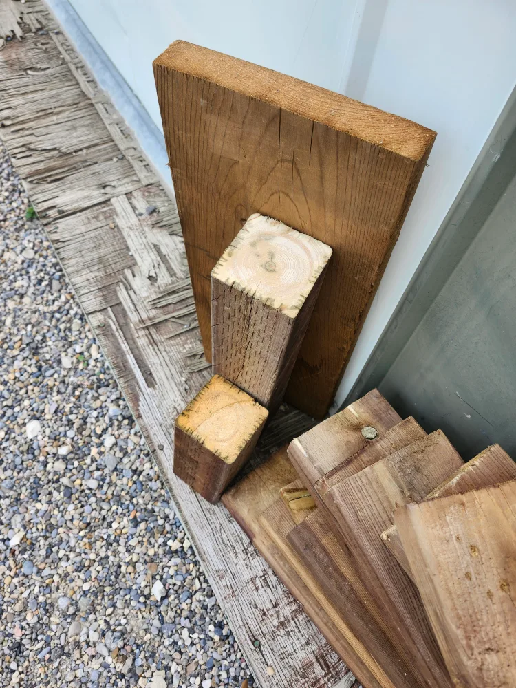 Huge Lot Of Assorted Treated Wood image indicator(5)