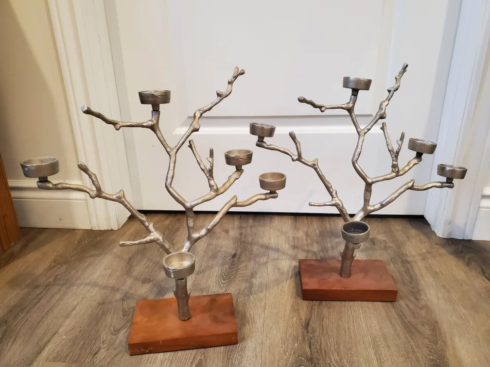 Candle Holders - Tree Design thumbnail