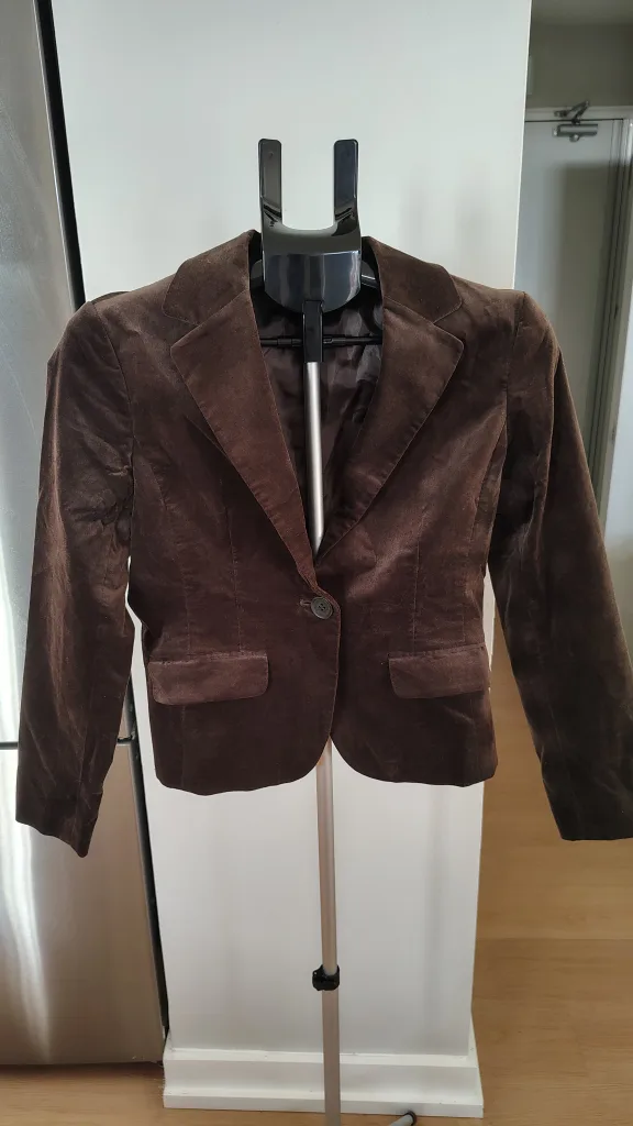 Brown Velvet Blazer thumbnail