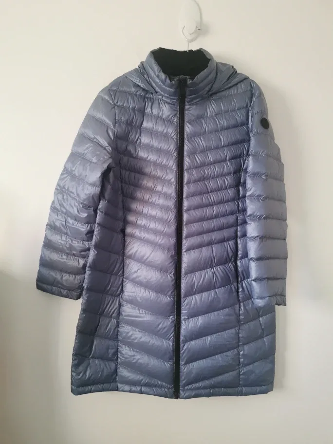 Andrew Marc Hooded Puffer Coat xl down feather image indicator(2)