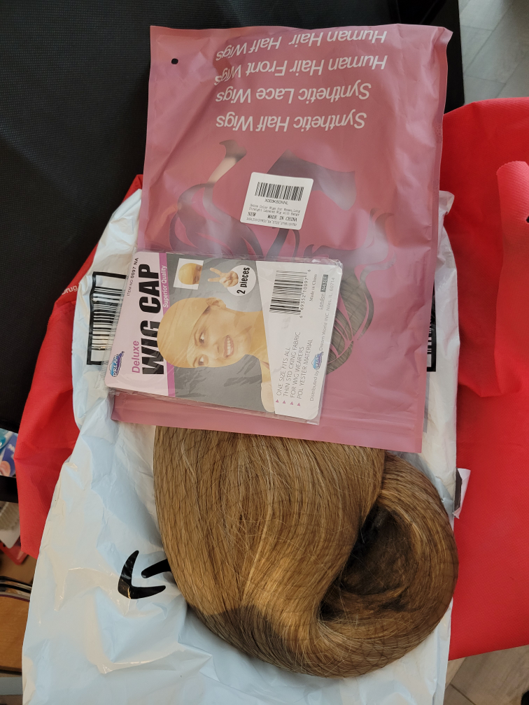 New Synthetic Half Wig + Wig Cap