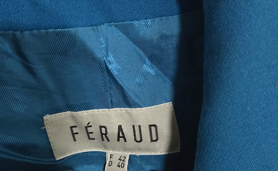 Féraud Paris Blue Coat Size 42 - photo 4