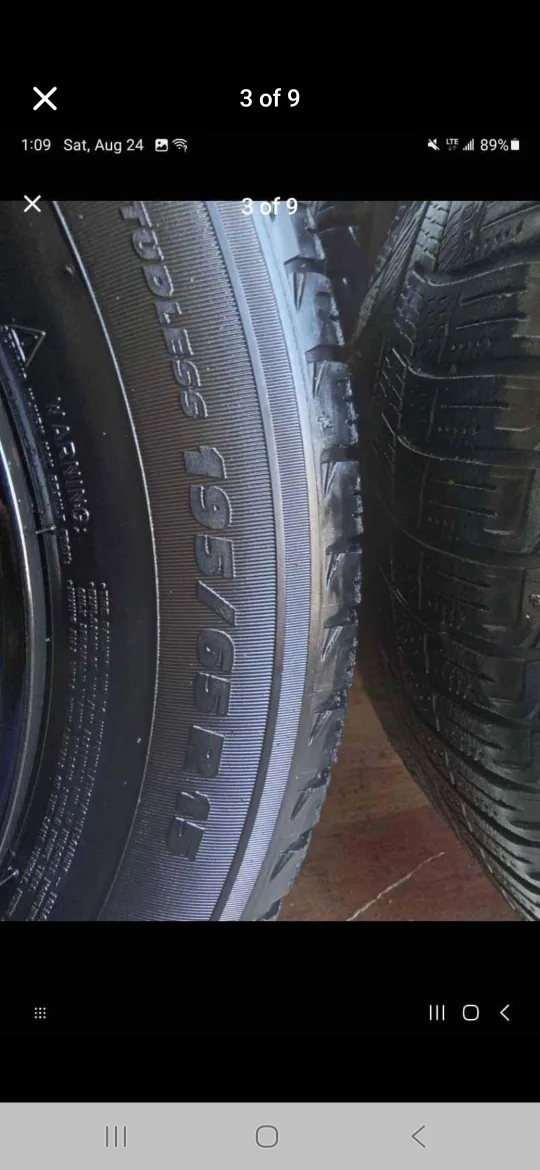 NEW Michelin 195/65R15 Tires - Set of 4 image indicator(3)