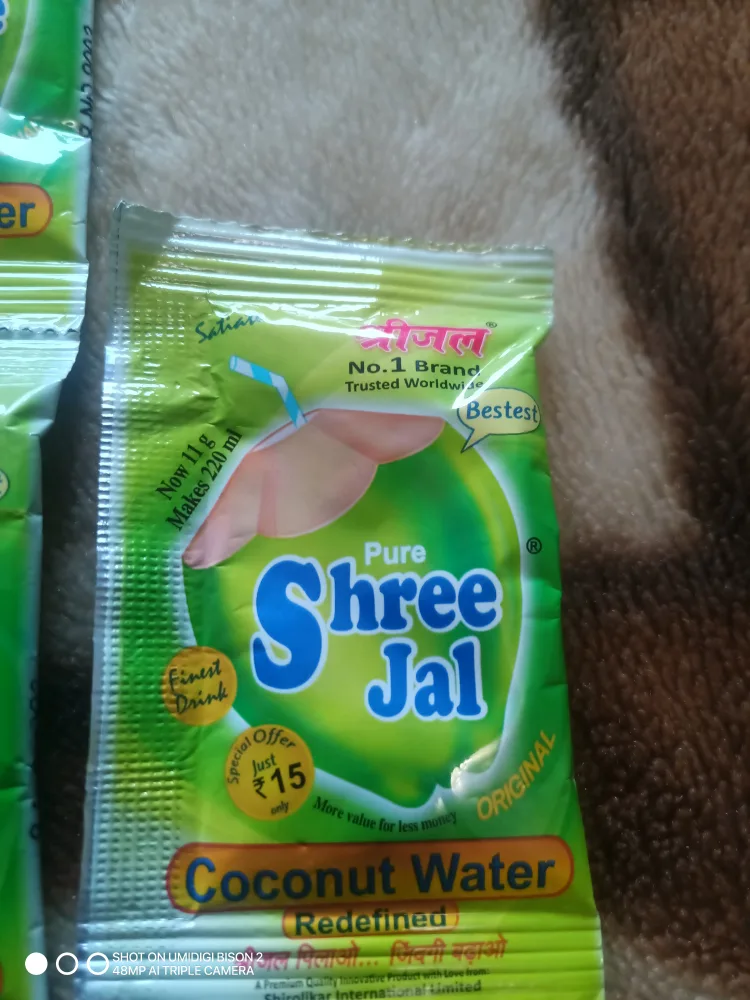 Shree Jal Coconut Water Powder Sachets thumbnail