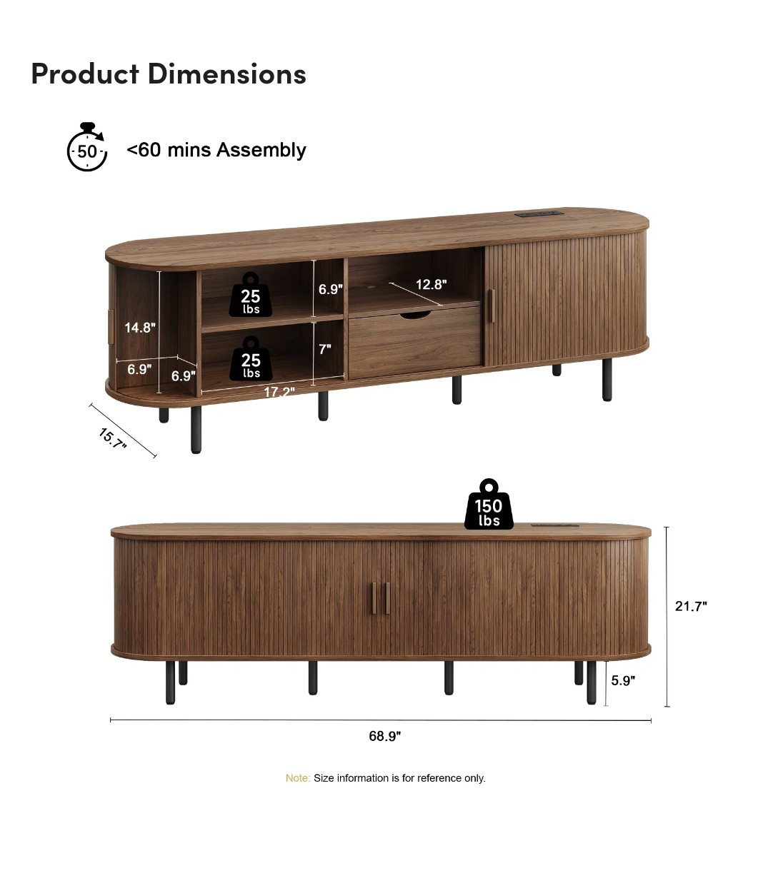TV stand / credenza - photo 3