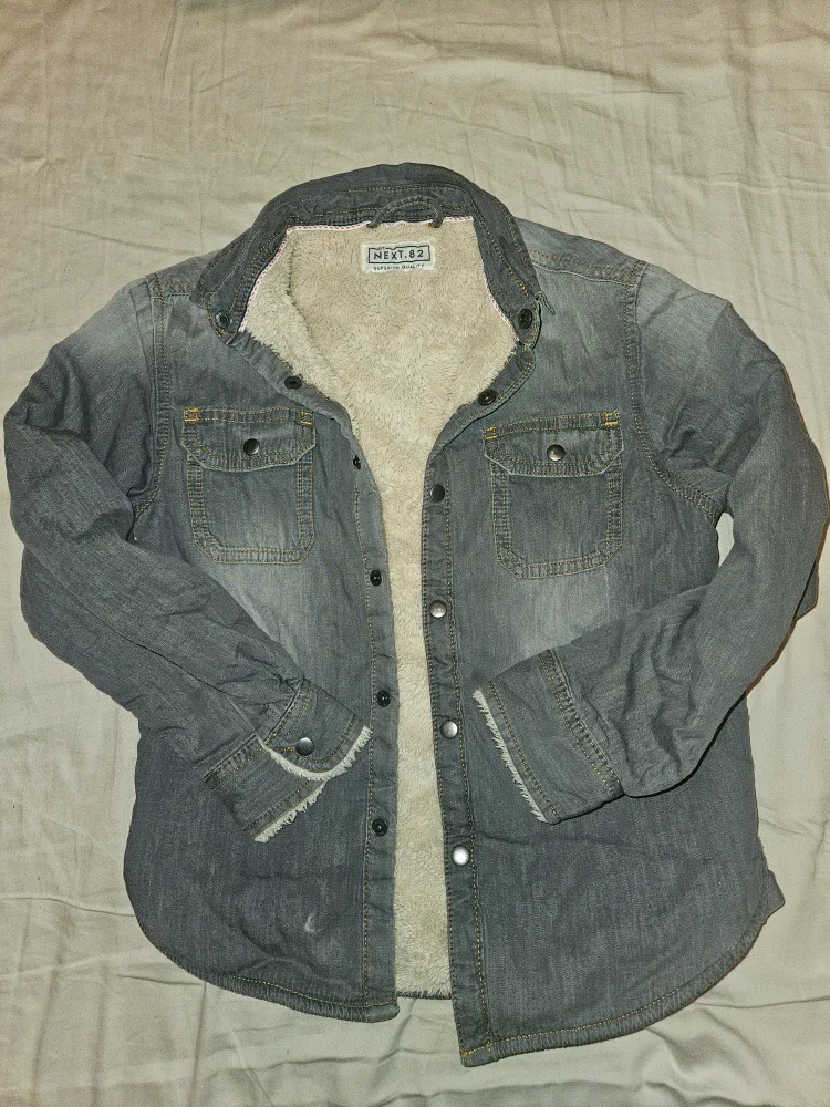 Kids Sherpa lined Denim Shirt - Next Brand 7 Yrs thumbnail