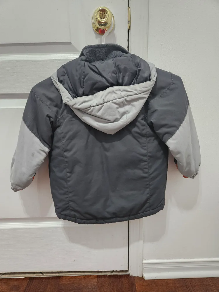 Children's Place 4T Grey Winter Jacket image indicator(2)
