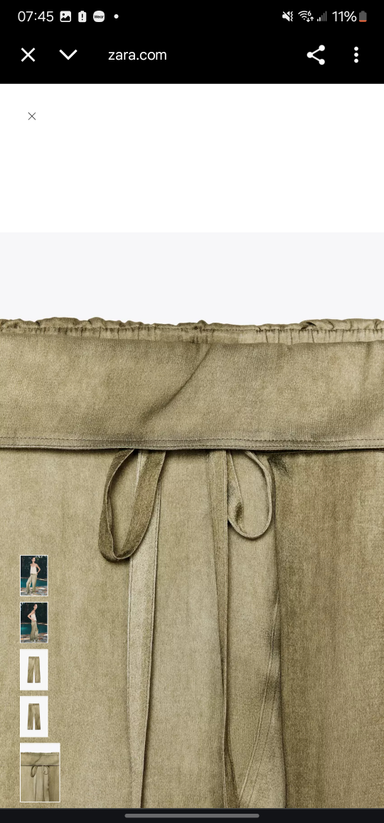 Zara ZW Collection Low-Rise Flowy Pants - photo 5