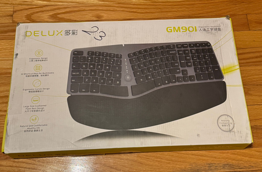 Delux GM901 Ergonomic Keyboard - photo 4