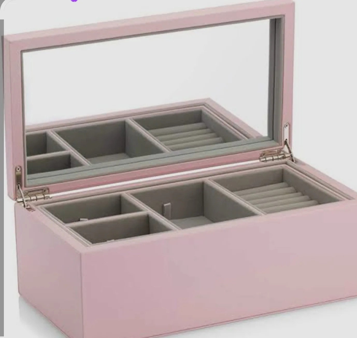 Pandora Pink Jewellery Box with Mirror image indicator(2)