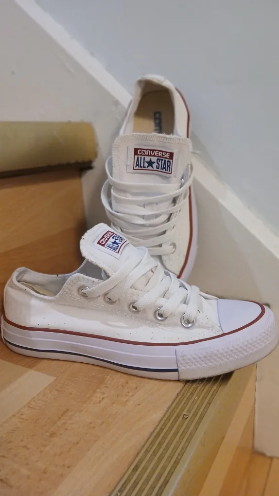 Converse All Star White Sneakers thumbnail