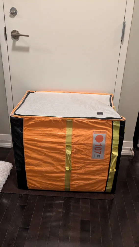 Curver Resin Wicker Storage Box with wheels - Brown image indicator(4)