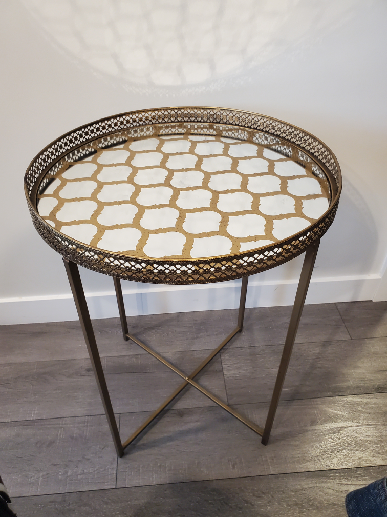 Gold Accent Table
