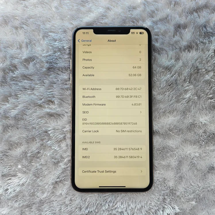 iPhone 11 Pro Max - 64GB Gold image indicator(4)