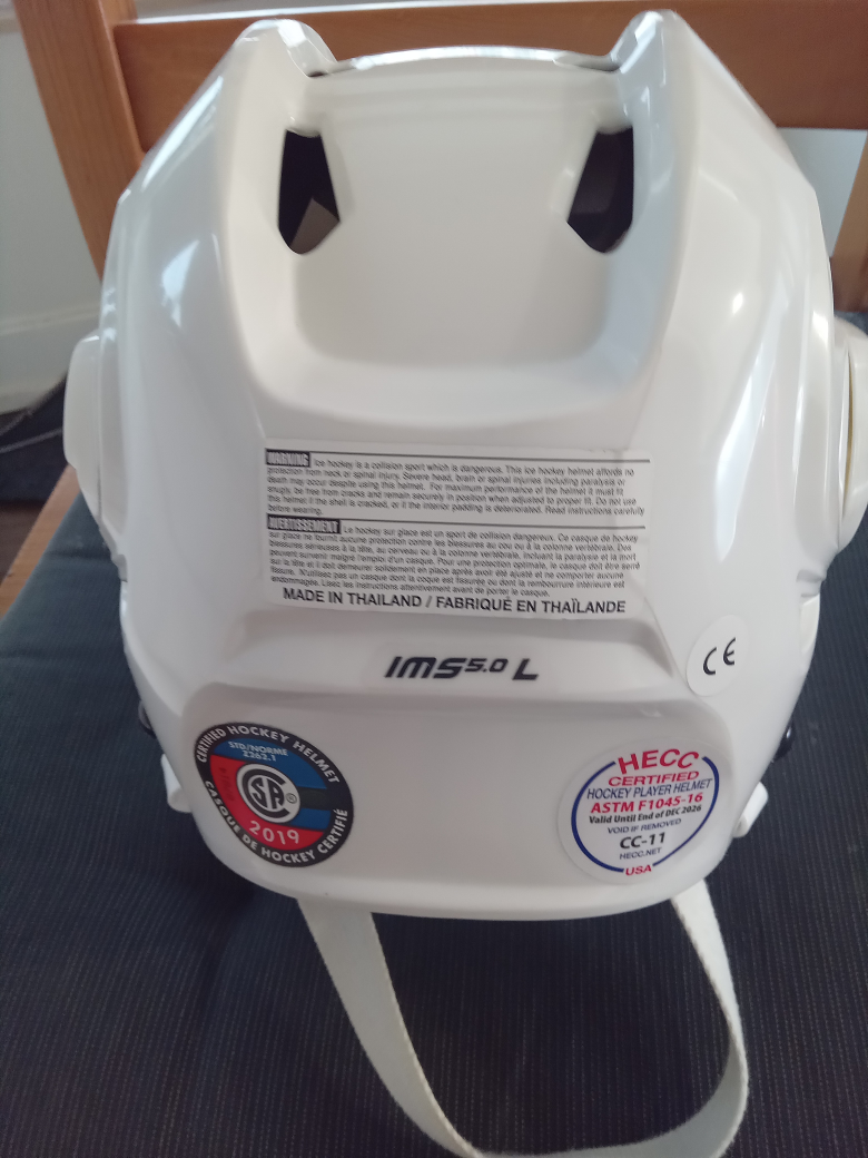 New Bauer IMS 5.0 Hockey Helmet - White, Large - photo 4