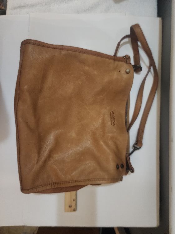 American Leather Co. Brown Leather Backpack