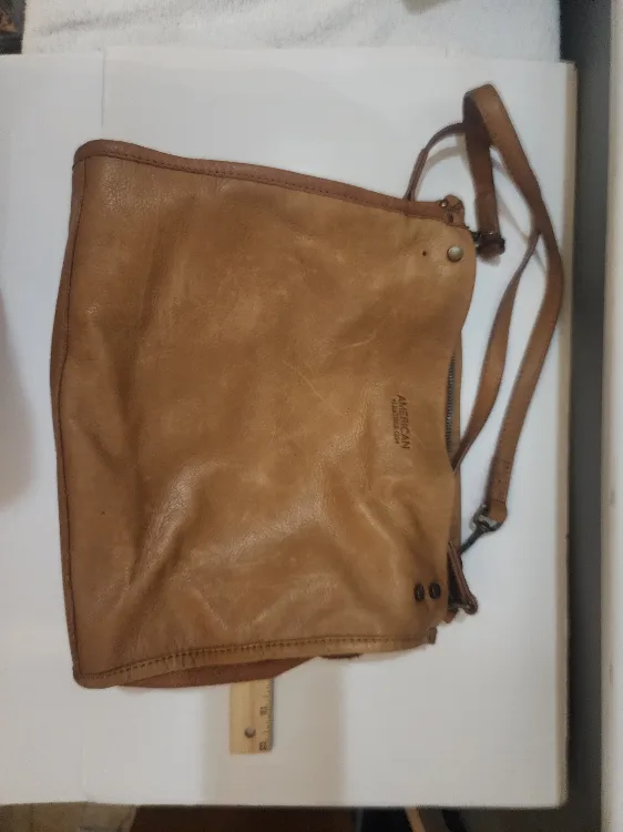 American Leather Co. Brown Leather Backpack thumbnail