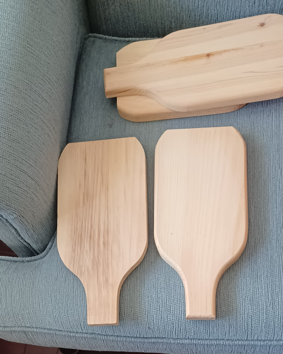 Wooden Paddle Serving Boards, Set of 5 - photo 2