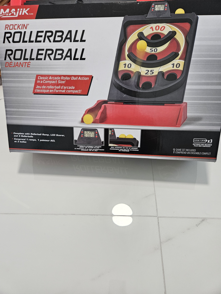 Majik Rockin' Rollerball Arcade Game - Compact Size