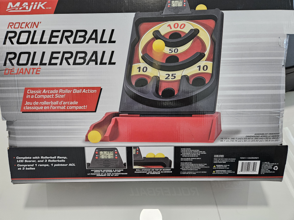 Majik Rockin' Rollerball Arcade Game - Compact Size - photo 2