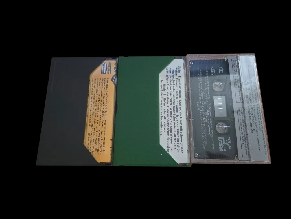 Vintage Audio Cassette Tapes - Willy Schneider, Mario Lanza image indicator(2)