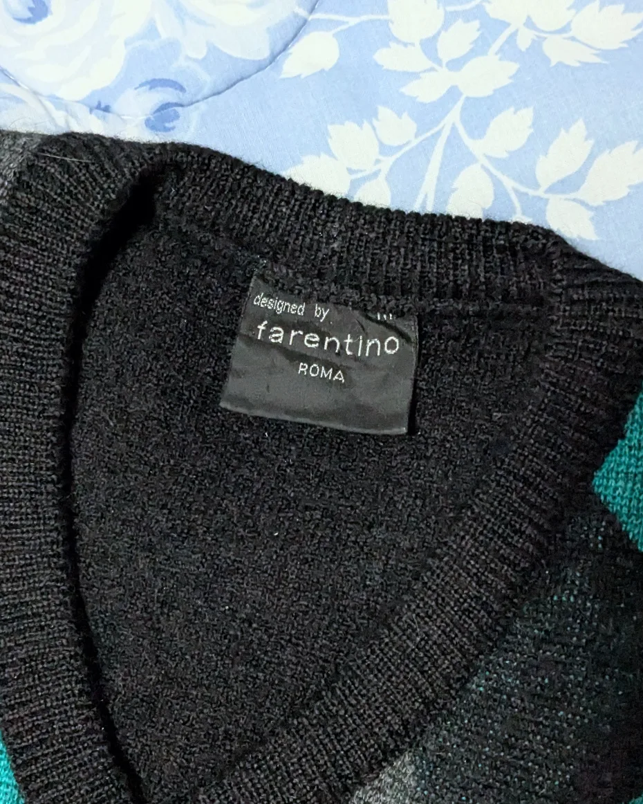 Farentino Roma Wool Argyle Sweater image indicator(2)