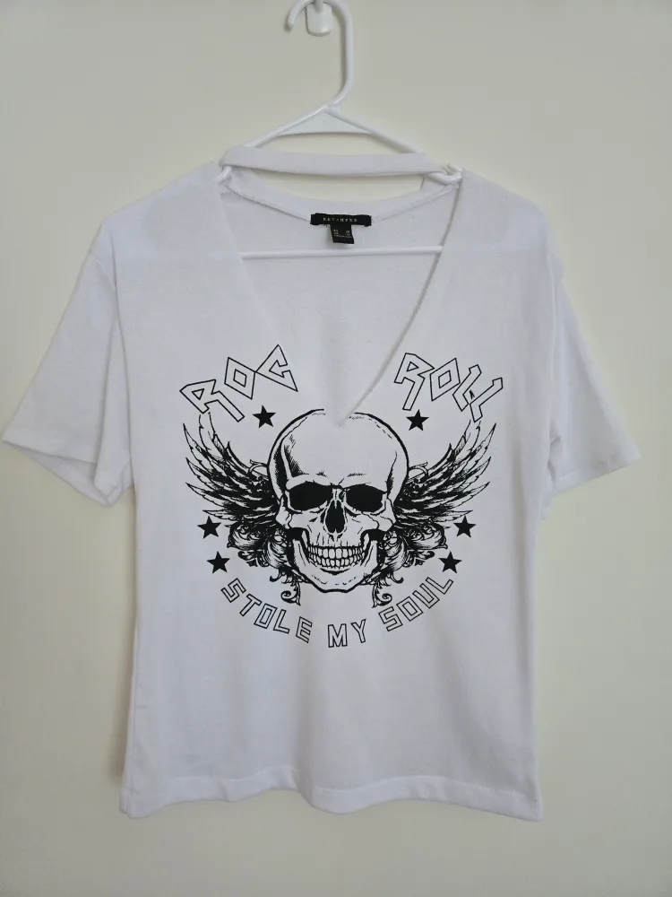 Revamped XS White Graphic T-Shirt thumbnail