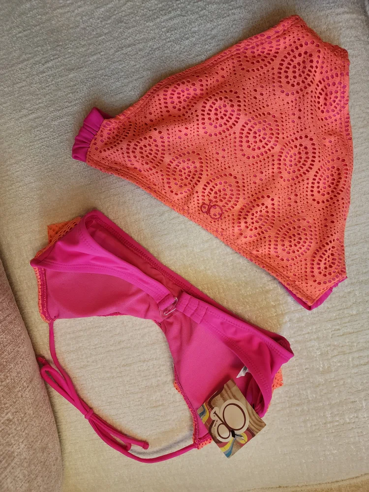 🧡 NEW Pink & Orange Summer Bikini Set by OP image indicator(3)