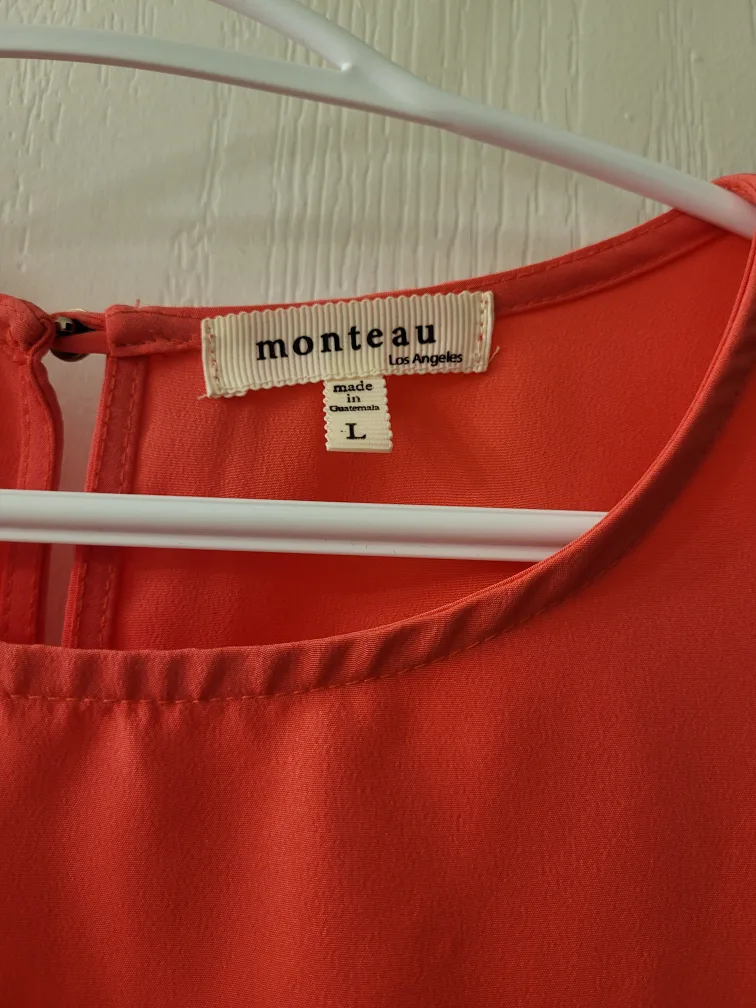 Monteau Los Angeles Coral Top - Size L image indicator(3)