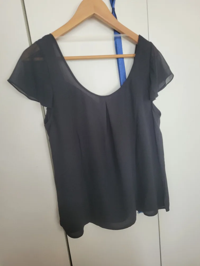 Rock & Shine Black Blouse - Size L thumbnail