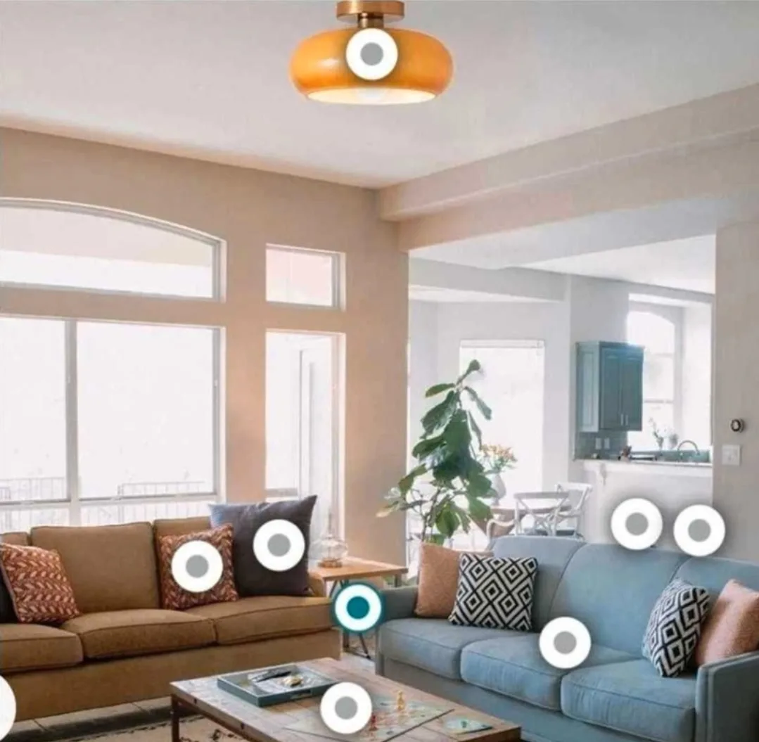 DoungRos Semi Flush Mount Ceiling Light (bulb included) image indicator(9)