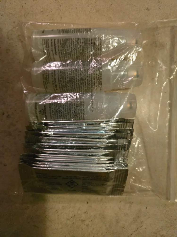 Thermacell Mosquito Repellent Refills: Butane & Repellents image indicator(3)