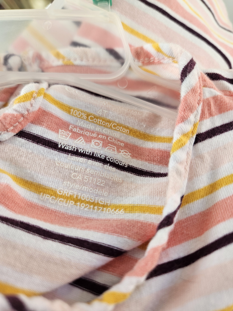 George Striped Peplum Top - Size 4T - photo 3