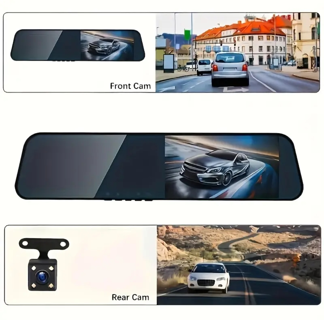 1080P Full HD Touch screen Car DVR Mirror Dash Cam - photo 5
