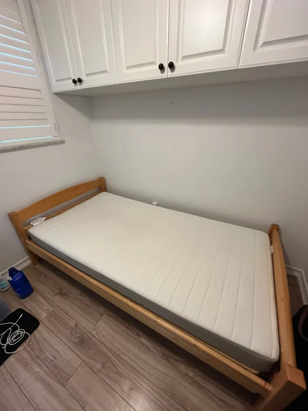 IKEA Bed Frame with Mattress thumbnail