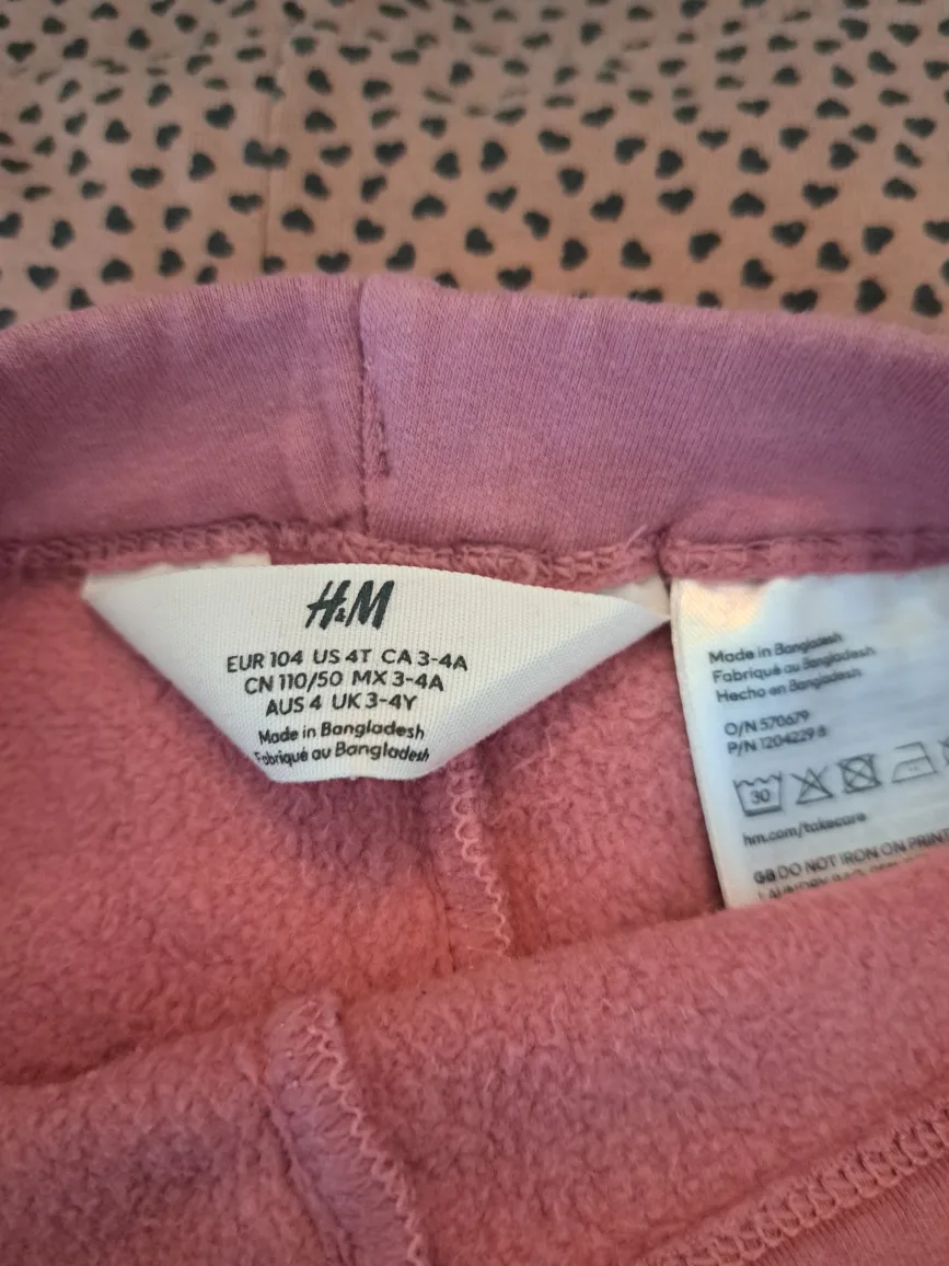 5 Pairs of Leggings-4T with Fleece lining image indicator(5)