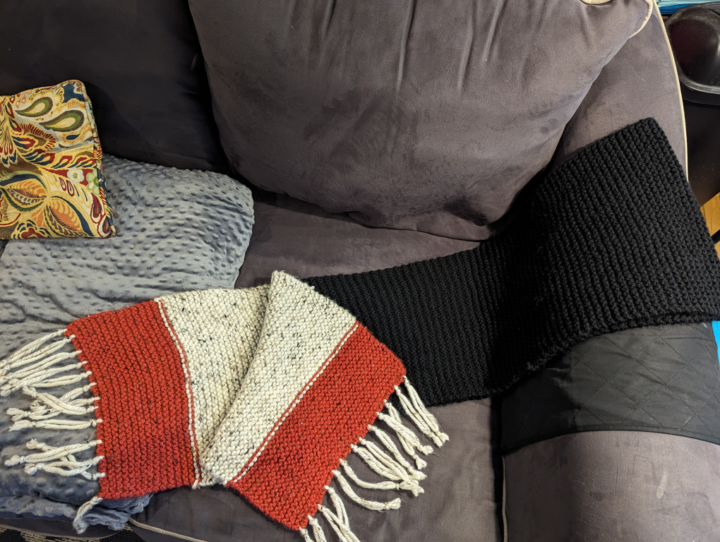 Handmade Knitted Scarf- Unisex