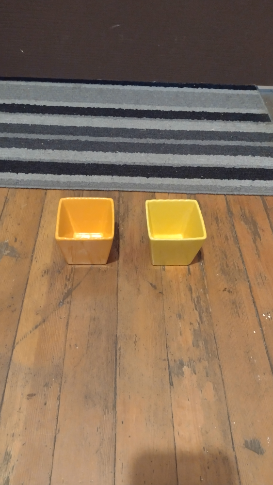 Two Small Decorative Planters