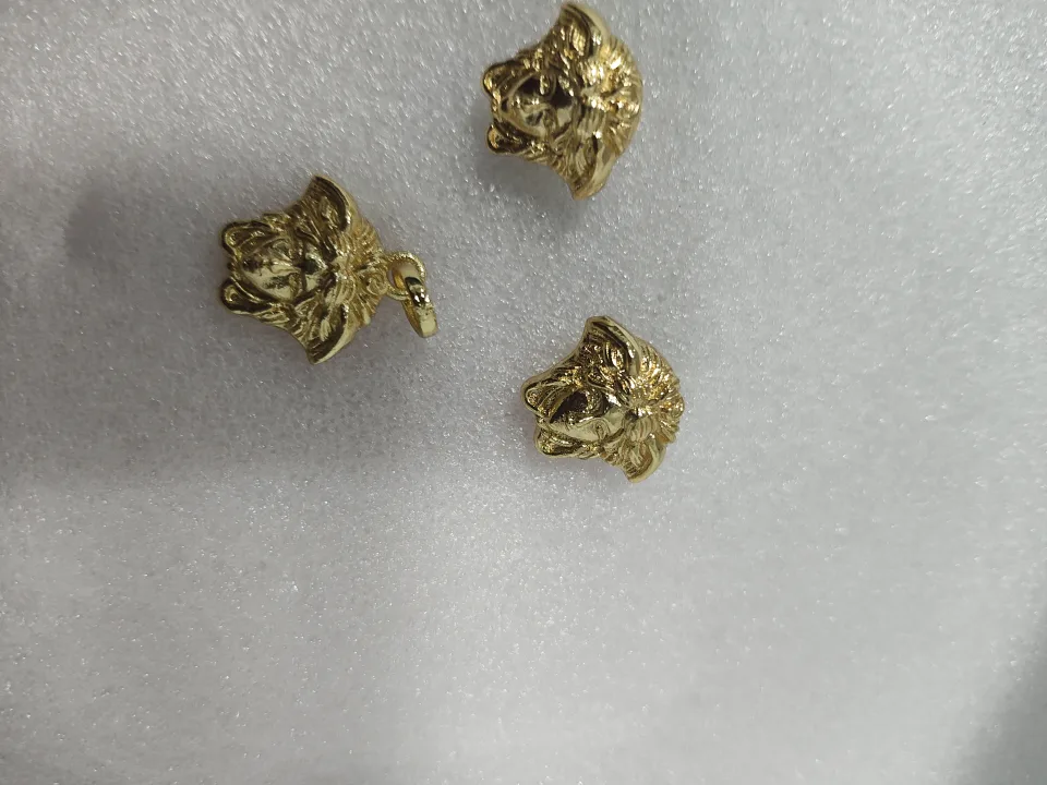 Gold plated Medusa Head Earrings & Pendant image indicator(3)