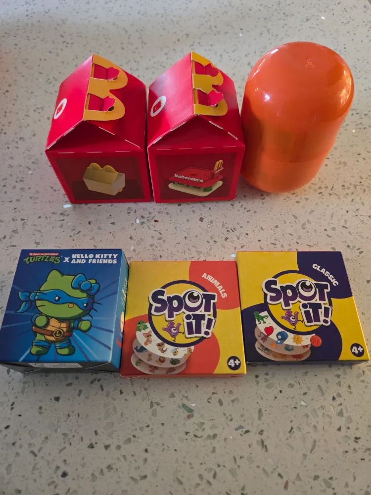 McDonald's Happy Meal Toys & Spot It Games thumbnail