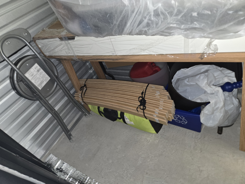 IKEA SLATTUM Full Bed Frame - light gray - photo 2